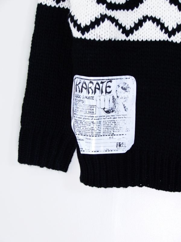 Black Weirdos  ブラック ウィドゥ　Yin Yang Knit着丈74身幅67程になります